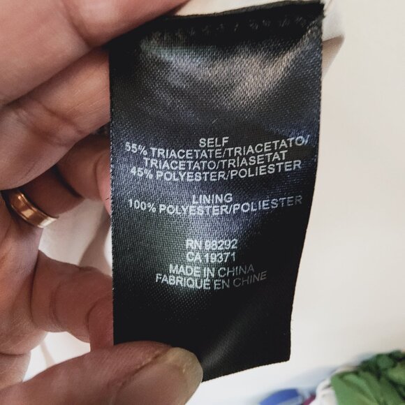 Tibi Savanna Double Layer Tie Front Dress Blush Cream Color Sz 6 TriacetateBlend - Picture 16 of 16